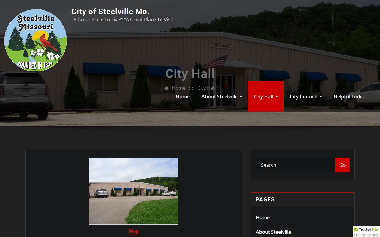 Steelville City Hall contact page